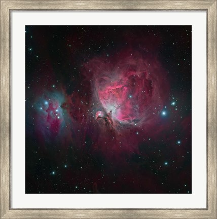 Framed Messier 42, the Orion Nebula I Print