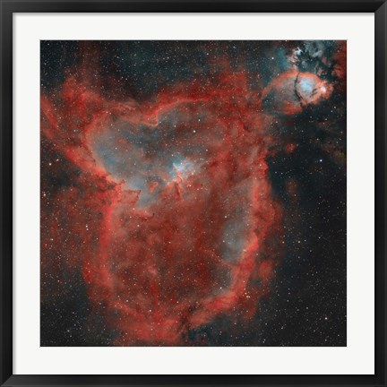 Framed Heart Nebula Print