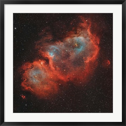 Framed IC 1848, the Soul Nebula Print