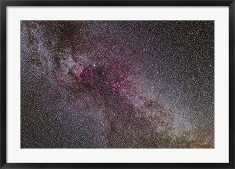 Framed North America Nebula and dark Nebulae in Cygnus I Print