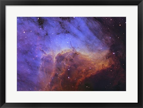 Framed Pelican Nebula I Print