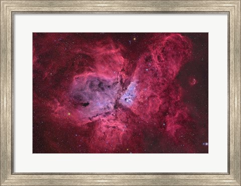 Framed NGC 3372, The Eta Carinae Nebula III Print