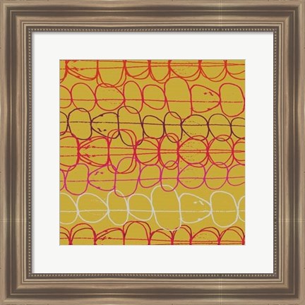 Framed Red Fall II Print