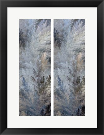 Framed 2-Up Pampas Panels II Print