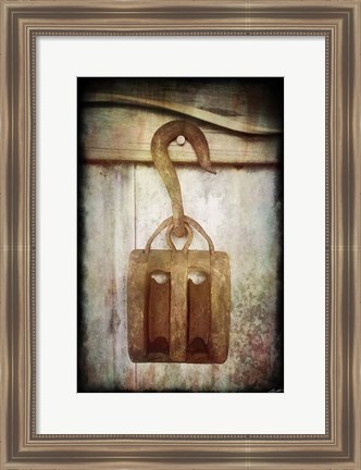 Framed Block &amp; Tackle II Print