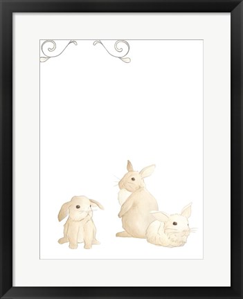 Framed Baby Animals I Print