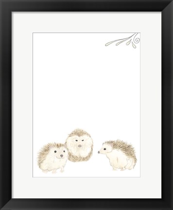 Framed Baby Animals IV Print