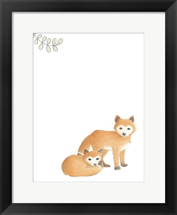 Framed Baby Animals V Print