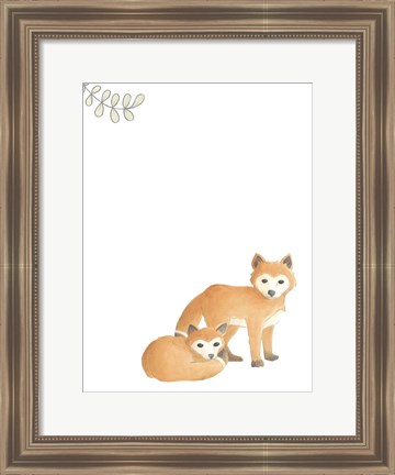 Framed Baby Animals V Print