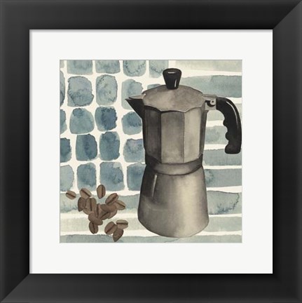 Framed Cafe au Lait IV Print