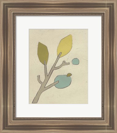 Framed Simple Stems VI Print