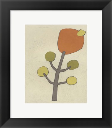 Framed Simple Stems VII Print