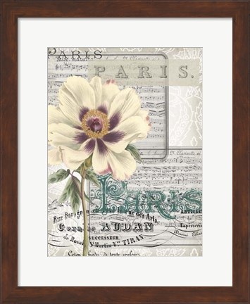 Framed Musical Paris II Print