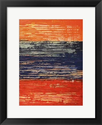 Framed Electric Morning II Print