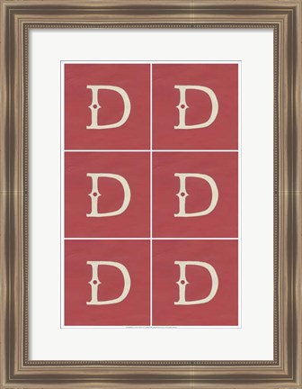 Framed Lucien&#39;s D 6-Up Print