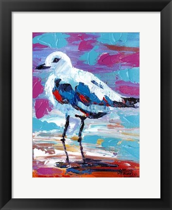 Framed Seaside Birds II Print