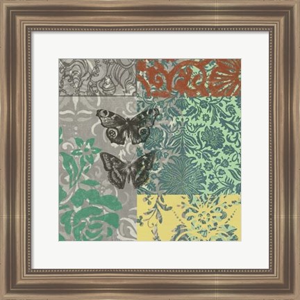 Framed World Bazaar Butterflies II Print