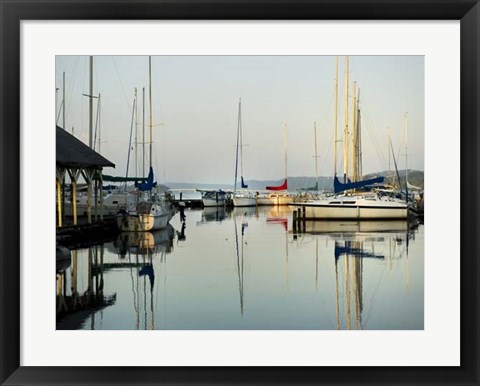 Framed Marina Sundown I Print