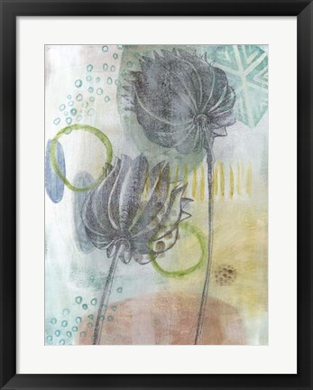 Framed Seed Pod Composition IV Print