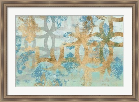 Framed Pattern Construct II Print