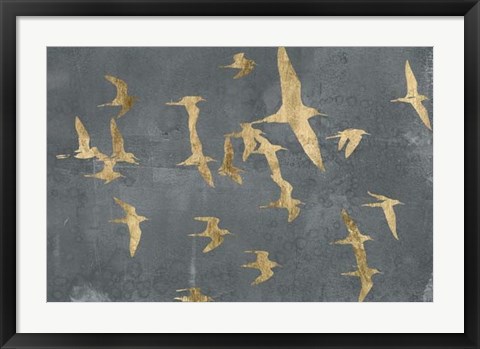 Framed Silhouettes in Flight IV Print