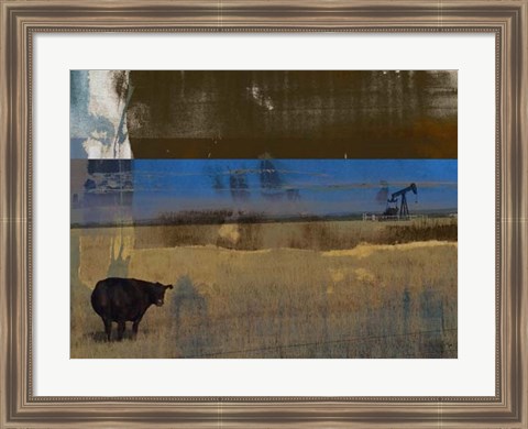 Framed Texas Gold Print