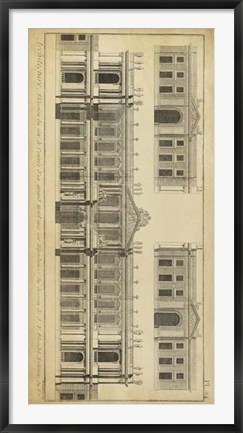 Framed Elevation du Grand Hotel Print