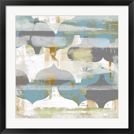 Framed Arabesque Abstract II Print