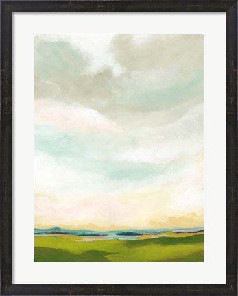 Framed Bright Vista I Print