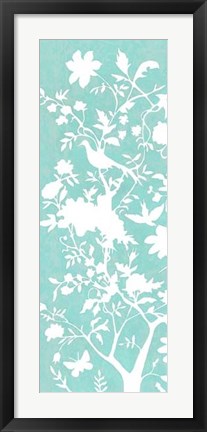 Framed Graphic Chinoiserie I Print