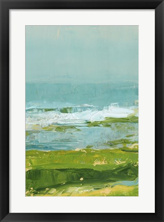 Framed Coastal Overlook II Print