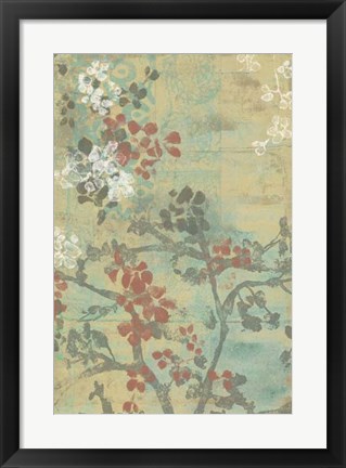 Framed Blossom Panel II Print