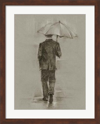 Framed Rainy Day Rendezvous II Print