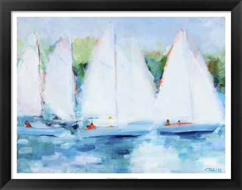 Framed Youth Regatta Print