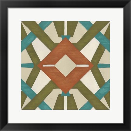 Framed Global Motif III Print