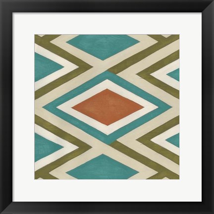 Framed Global Motif V Print