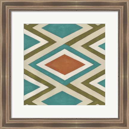 Framed Global Motif V Print