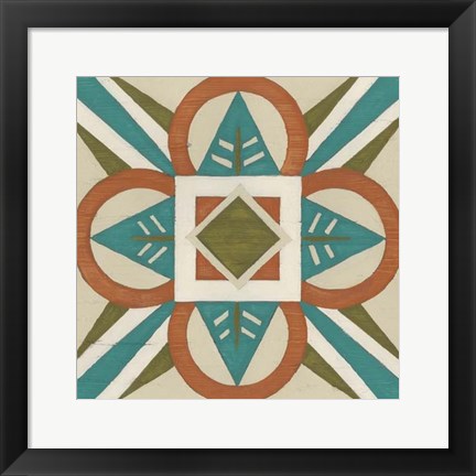 Framed Global Motif VII Print