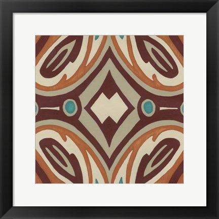 Framed Global Motif VIII Print