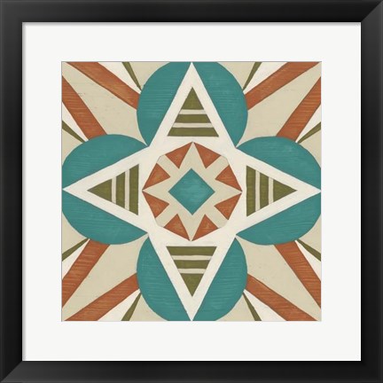 Framed Global Motif IX Print