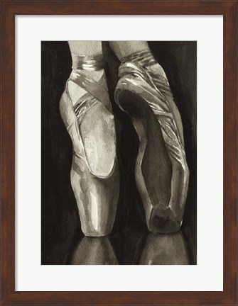 Framed Ballet Shoes I Print