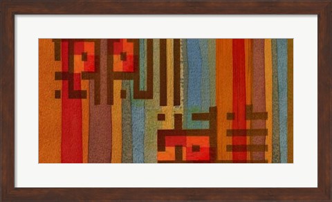 Framed Language of Color III Print