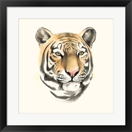 Framed Safari Cat III Print