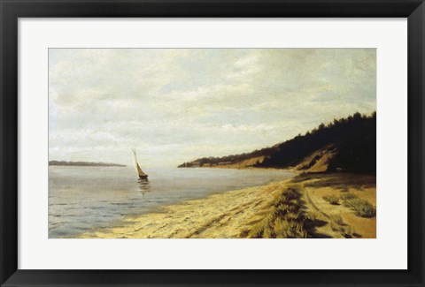 Framed Afternoon Sailing c. 1890 Print