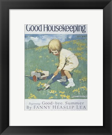 Framed Good Housekeeping May 1931 Print