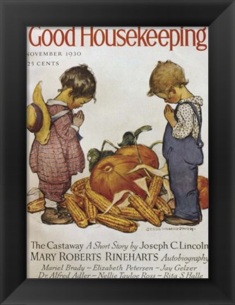 Framed Good Housekeeping November 1930 Print