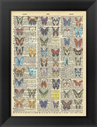 Framed Secret Butterfly III Print