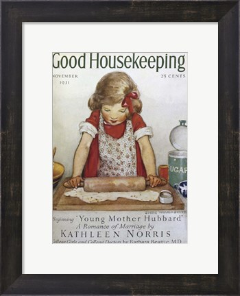 Framed Good Housekeeping November 1931 Print