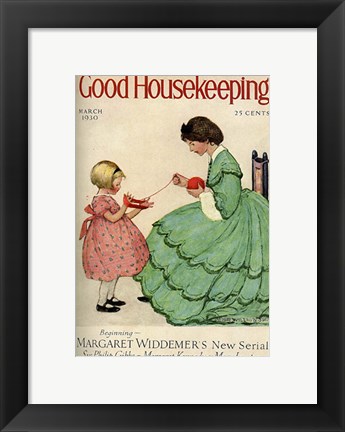 Framed Good Housekeeping March 1930 Print