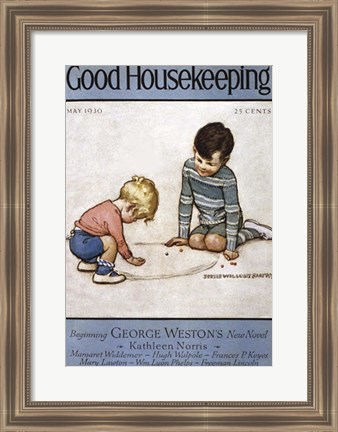 Framed Good Housekeeping May 1930 Print